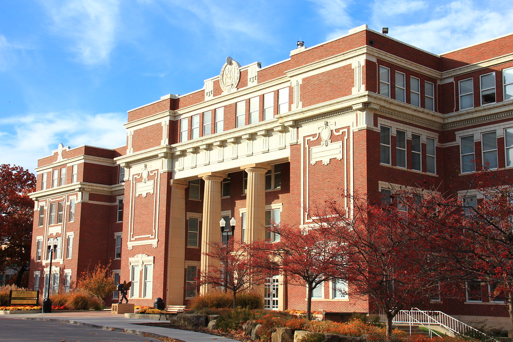 Plum Hall on Emporia State University Campus